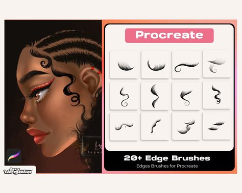 ✅⬆️CLICK THE LINK!!⬆️ Procreate Laid Edge Baby Hair Brush for Anime Art Painting! Learn how to paint realistic anime hair with this easy-to-follow tutorial. #animeart #procreate . #Edges_Hairstyles_Drawing #Hair_Edges_Drawing_Reference #How_To_Draw_Edges_On_Hair #Drawing_Edges_Hair Hair Edges Drawing Reference, Edges Hairstyles Drawing, How To Draw Edges On Hair, Edges Drawing Hair, How To Draw Edges Hair, How To Draw Edges, How To Do Edges, Edges Drawing, Drawing Methods