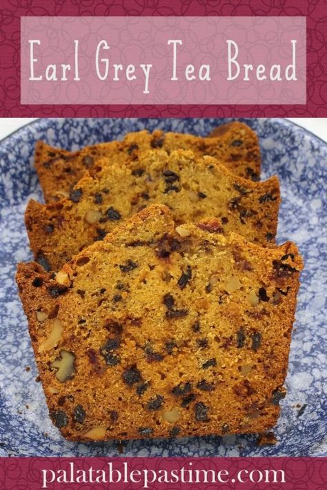 Earl Grey Tea Bread – Palatable Pastime Palatable Pastime Irish Brown Bread, Cake Receipe, Irish Bread, Butter Sugar Cookies, Tea Cakes Recipes, Tea Bread, Loaf Cakes, English Breakfast Tea, Tea Eggs