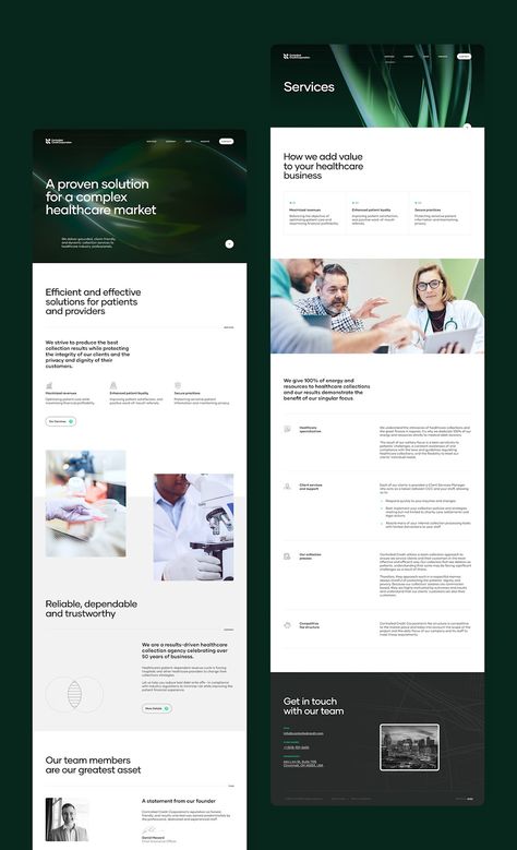 Corporate Website Design, Healthcare Business, Corporate Website, Mood And Tone, Web Inspiration, Healthcare Industry, Design Website, Brand Identity Design, Web Design Inspiration