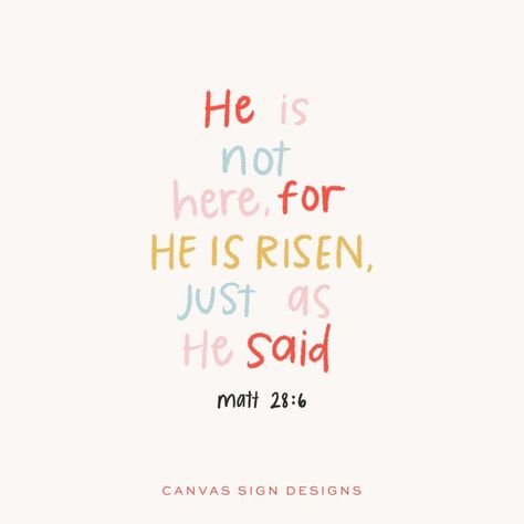 He is Risen. He Has Risen Easter, He Is Risen Sign, He Has Risen, Phone Wallpaper Boho, Easter Wallpaper, He Is Risen, Canvas Signs, Sign Design, Hand Lettering