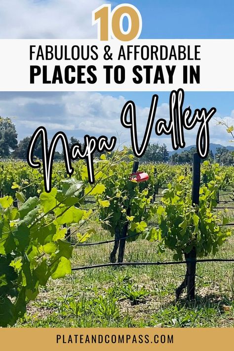 10 Fabulous and affordable places to stay in Napa Valley Where To Stay In Napa, Nappa Valley, Bougie On A Budget, Napa Valley Vacation, Boujee On A Budget, Napa Valley Hotels, Cheap Places To Visit, Napa Trip, Napa Valley California