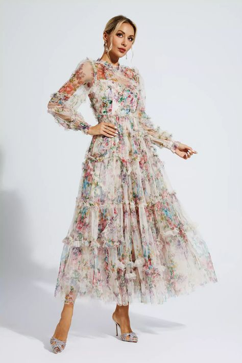 Elegant Dresses Cocktail, Floral Long Sleeve Maxi Dress, Long Sleeve Floral Maxi Dress, Cutout Maxi Dress, Sleeve Maxi Dress, Long Sleeve Maxi, Embroidery Dress, Product Images, Look Chic