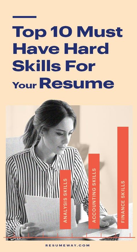 Top 10 Must-Have Hard Skills For Your Resume | Resumeway Resume Skills Examples Customer Service, Resume Skills And Abilities, Hard Skills To Learn, Hard Skills For Resume, Skills For Resume, University Application, Hard Skills, Successful Job, Federal Resume