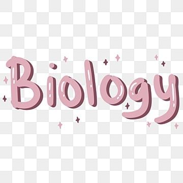 Biology Lettering, High School Biology, Math School, School Clipart, School Subjects, Sociology, Text Design, Png Clipart, Banner Design