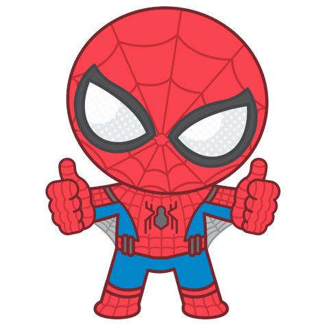 Spider-Man: Homecoming sticker Chibi Spiderman, All Spiderman, Iron Man Marvel, Chibi Marvel, Baby Spiderman, Spiderman Face, Spiderman Coloring, Spiderman Cartoon, Image Spiderman