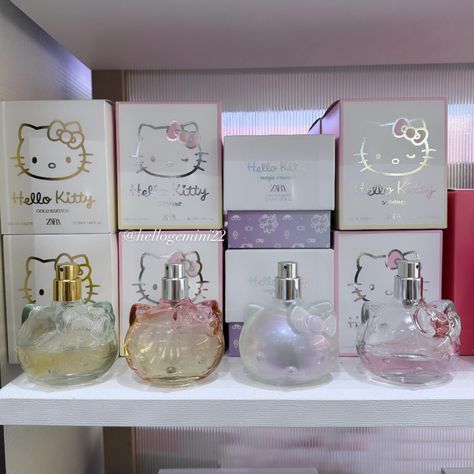 🎀 What a line up 😍 Some old & new Hello Kitty perfume’s are available for $13.90 at @zara @zarakids @hellokitty @sanrio 💗 they even have duo sets, how cute! • • • • • ♡ Follow @hellogemini22 for more cute finds! #zara #zarakids #zarahellokitty #hellokitty #hellokittyperfume #hellokittycollector #hellokittycollection #hellokittyaddict #hellokittygirl #hellokittylover #hellokittylovers #hellokittyobsessed #hellokittyobsession #hellokittyforever #hellokittyaesthetic #hellokittymania #hellokit... Zara Hello Kitty Perfume, Hello Kitty Perfume, Zara Perfume, Wishlist 2024, Hello Kitty Aesthetic, Hello Kit, Hello Kitty Collection, Zara Kids, Beauty Skin Care Routine