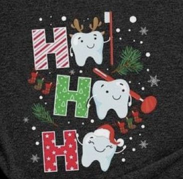 Dental Office Christmas Decor, Christmas Decor Dental Office, Dental Christmas Decorations, Dental Holidays, Christmas Dental Quotes, Christmas Teeth Dental, Dental Christmas, Dental Christmas Shirt, Birthday Chalkboard Art