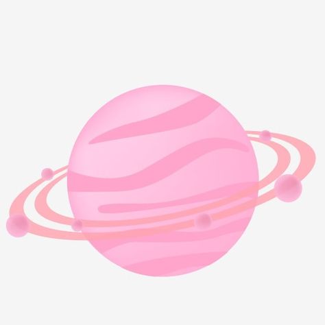 Planet Clipart, Cartoon Planets, Planet Cartoon, Planet Illustration, Pink Earth, Clay Activity, Planet Planet, White Backround, Rose Vector