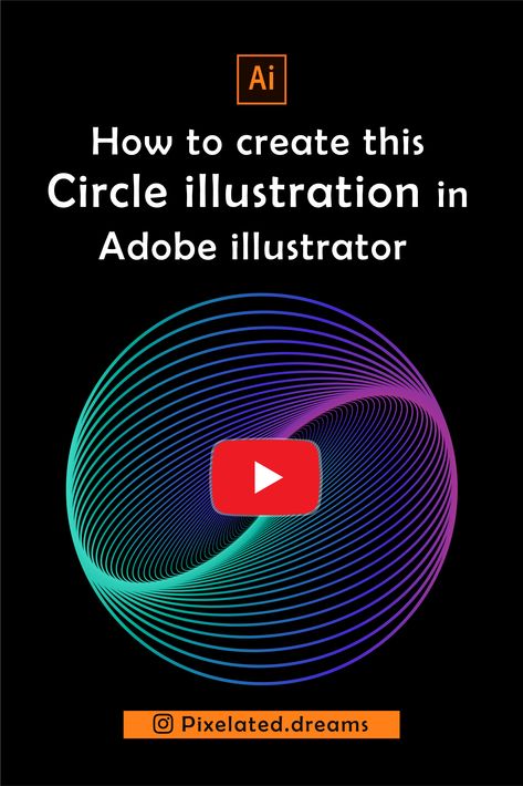 Caracter Designer Illustration, Circle Illustration Design, Newspaper Template Design, Illustrator Hacks, Adobe Illustration, Adobe Illustrator Tutorial, Circle Graphic, Adobe Illustrator Design, Web Design Course