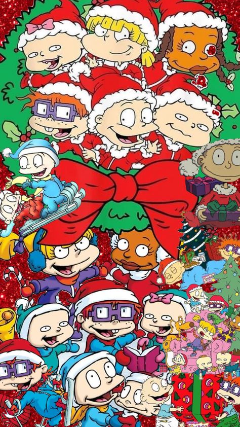 #chrismas #rugrats #90s #cartoon #christmasaesthetic America Flag Wallpaper, Background Screensavers, Rugrats Cartoon, 2000s Cartoons, Nickelodeon 90s, Xmas Wallpaper, 90s Cartoons, 90s Cartoon, Wallpaper Iphone Christmas