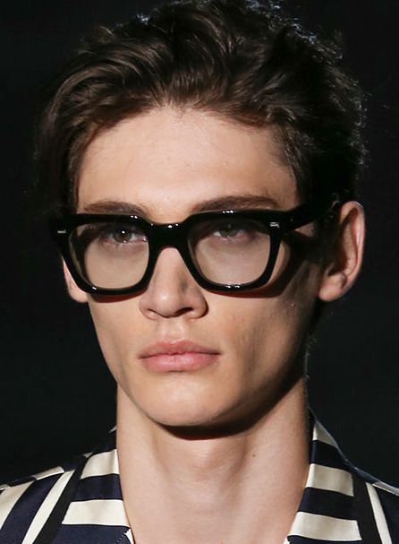 Gucci Spring 2015 Runway Eyewear, Thick Frame Glasses, Zenni Glasses, Timur Simakov, Thick Glasses, Mens Prescription Glasses, Mens Eye Glasses, Gq Mens Style, Wayfarer Glasses