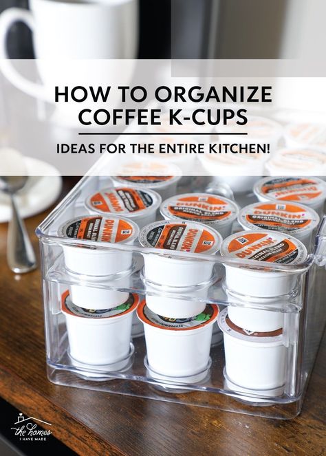 Coffee Pod Organization, K Cups Storage Ideas, Keurig Pod Storage, Ideas For Kcup Storage, Keurig Coffee Organization, Keurig Pod Storage Ideas, Keurig Cup Storage Ideas, K Cup Organization, Kcup Storage