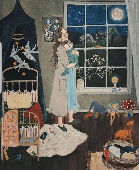 Lore Pemberton, Under The Same Moon, Book Exchange, Art Mignon, Animal Illustrations, Art Et Illustration, 1000 Piece Jigsaw Puzzles, Gouache Painting, Children's Book Illustration