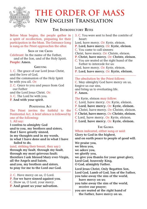 Order of Mass card (A5 size) Catholic Mass Prayers, Catholic Journal, Catholic Orders, Parts Of The Mass, Entrance Songs, Catholic Beliefs, Bible Quiz, Faith Formation, Gallery Wallpaper