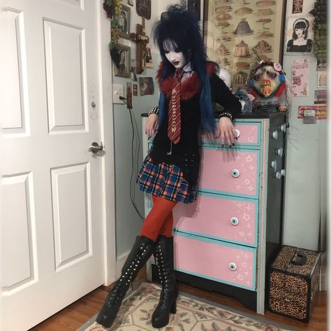 i Make my own Coachella 🤗 ˚ʚ♡ɞ˚ #v系好きな人と繋がりたい #vkei #visualkei #v系 #gothic #gothstyle #aesthetic #emo #jfashion #egirl #alt #alternativegirl #makeup #oldschoolvisualkei #harajuku #harajukufashion #kotekei #kotekotekei #コテ系 #batsuclub #egl Vkei Fashion, Gothic Harajuku Fashion, Aesthetic Emo, My Own, Arte Punk, Harajuku Outfits, Dress Inspo, J Fashion, Fashion Costume