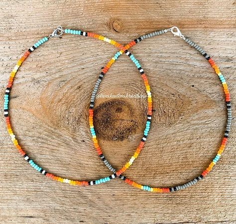 Western Jewelry Necklace, Western Fashion Jewelry, Simple Beaded Necklaces, Country Jewelry, Western Necklaces, Beads Craft Jewelry, Beaded Necklace Patterns, Beaded Jewelry Necklaces, Beaded Necklace Designs