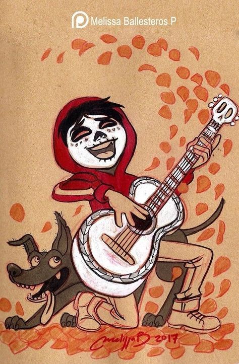 Coco Animation, Coco Painting, Coco Drawing, Coco Disney, Disney Coco, Sketches Simple, Disney Tattoos, Cute Easy Drawings, Chalk Art