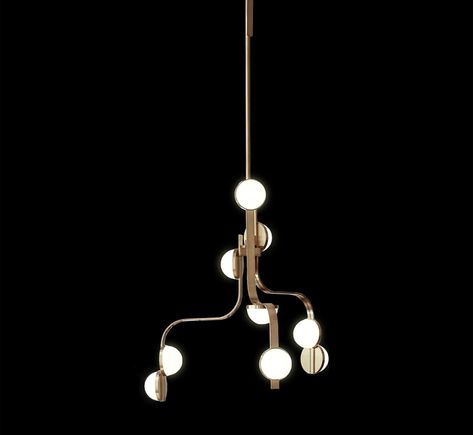 42721-9 Bodo Sperlein Starburst Chandelier, Brass Pipe, Arm Chandelier, Bodo, Lamp Parts, Interior Deco, Wall Brackets, The Common, Signature Design