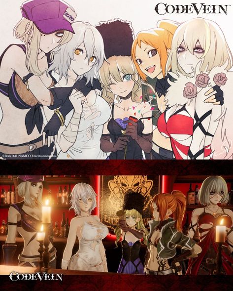 Code Vein Eva, Code Vein Yakumo, Code Vein Fanart, Code Vein Io, Abyssal Fleet, Code Vein, God Eater, 40k Artwork, Anime Games