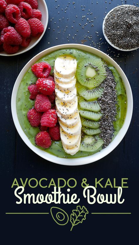 If you’re in a smoothie rut, try a smoothie ~BOWL~ instead. | 7 Very Easy Ways To Eat Healthier This Week Breakfast Smoothie Bowl, Smoothie Bowl Healthy, Ways To Eat Healthy, Kale Smoothie, Smoothie Bowl Recipe, Smoothie Bowls, Breakfast Smoothie, Smoothie Drinks, Breakfast Bowls