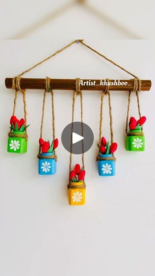 1.3M views · 165K reactions | Empty acrylic paint bottle wall hanging ideas❤️

#wallhanging #reuse #bottleart #craft #diy #reelsinstagram #reels #trendingreels #walldecor | Khushboo Sahu Bottle Crafts Painting, Acrylic Paint Bottles, Paint Bottles, Wall Hanging Ideas, Starry Night Painting, Hanging Ideas, Bottle Wall, Wall Hanging Diy, Easy Diy Art