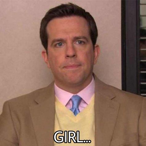 The Office Andy, Andy Bernard, Ed Helms, Reaction Pic, Comforters Cozy, Literally Me, Reality Tv, Mbti, Aesthetic Wallpaper