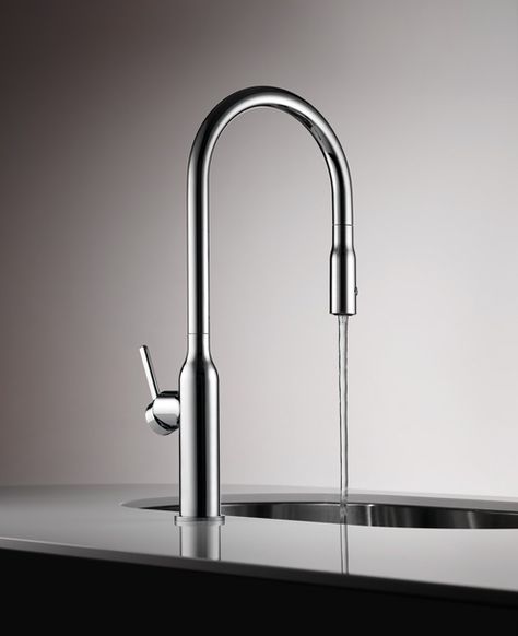 Tap Design, Tap Cleaner, Kitchen Faucet Design, Best Kitchen Faucets, Chrome Kitchen Faucet, Kitchen Necessities, Pull Out Kitchen Faucet, Faucet Design, Bath Tiles