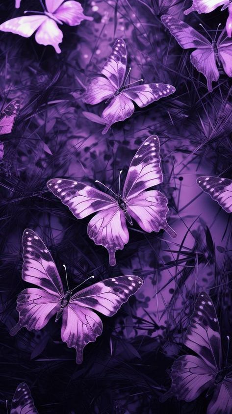 Purple 1 butterfly background backgrounds petal plant. | free image by rawpixel.com Lilac Wallpaper Iphone, Butterfly Phone Wallpaper, Lilac Wallpaper, Butterflies Wallpaper, Purple Butterfly Wallpaper, Black And Purple Wallpaper, Purple Wallpapers, Purple Aesthetic Background, Dark Purple Background