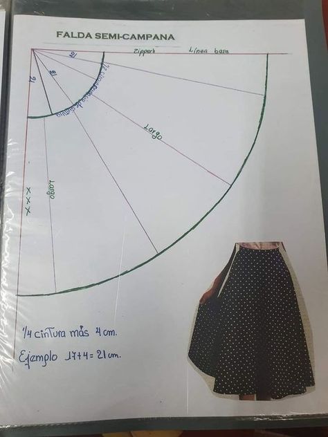 Long Skirt Pattern Sewing, Pola Rok, Sewing Measurements, Mode Kimono, Sewing Easy Diy, Sewing Clothes Women, Fashion Design Patterns, Fashion Sewing Tutorials, Skirt Patterns Sewing