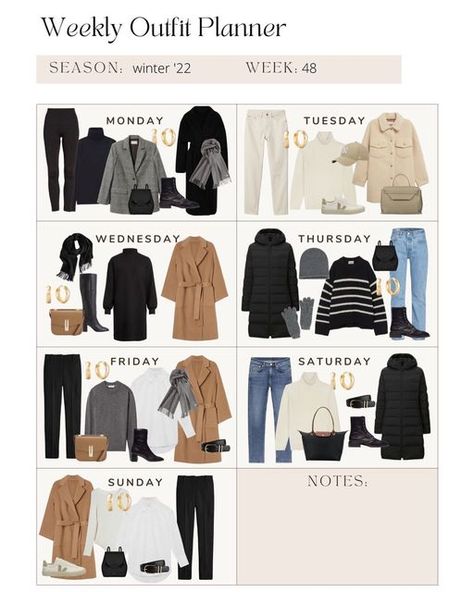 Two Week Travel Capsule Wardrobe Fall, Capsule Wardrobe Weekend Trip Winter, 2 Week Fall Travel Capsule, 3 Week Capsule Wardrobe Winter, Monthly Outfit Planner, Weekly Outfit Planner, Old Money Fall Capsule 2024, Clothes Basics, Eurotrip Outfits