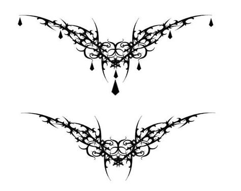 𝐏𝐑𝐈𝐍𝐂𝐕𝐒𝐂𝐀 Lower Tattoo, Gothic Sternum Tattoo, Heart Tat, Lower Back Tattoo Designs, Filigree Tattoo, Tattoos Infinity, Goth Tattoo, Scar Tattoo, Chest Tattoos For Women