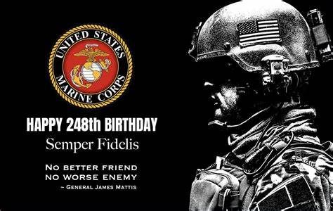 Happy Birthday U.S. Marine Corps! General James Mattis, Happy Birthday Marines, Marine Corps Birthday, James Mattis, Birthday 2023, South Pasadena, United States Marine, United States Marine Corps, Very Happy Birthday