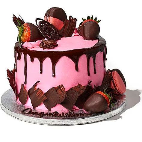 Strawberry Covered Chocolate | Publix Super Markets Publix Birthday Cakes Ideas, Publix Cakes Birthday, Publix Birthday Cakes, Strawberry Covered Chocolate, Publix Cake, Publix Cakes, Fudge Icing, Covered Chocolate, Homemade Strawberry Cake