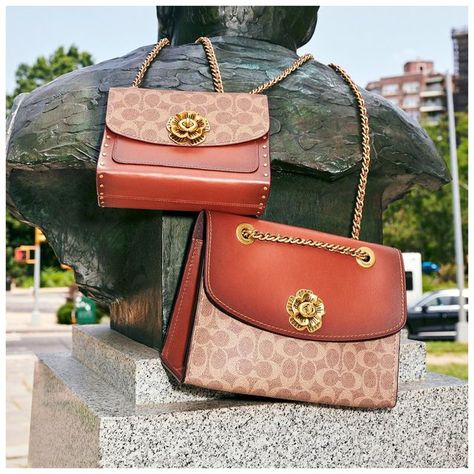 Coach on Instagram: "Our best-selling Parker + our beloved Signature motif = style, head and shoulders above the rest. #CoachNY" Coach Parker, Coach Shop, Head & Shoulders, Chic Bags, Signature Canvas, Chic Handbags, Coach Bag, Handbags On Sale, Women's Bags