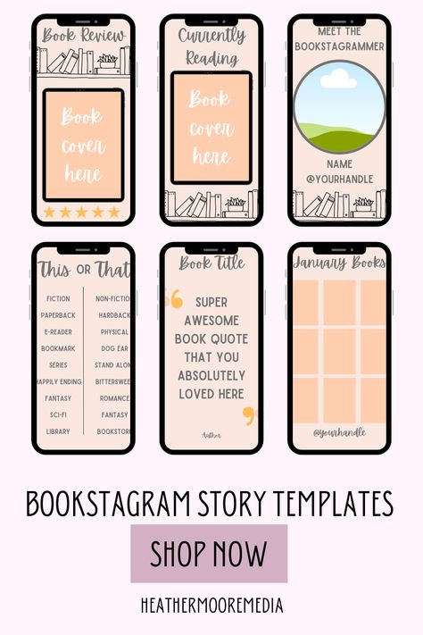 Want to make your bookstagram more eye-catching and engaging? Look no further than these professionally designed story templates. With a variety of styles and layouts, you can create stunning content in minutes. Get your hands on the template now and start creating! #bookstagram #bookstagramtemplate #bookstagramstories #bookstagrammer #bookishlife #booknerd #bookworm #booklover #bookaddict #bookobsessed #bookphotography #bookcommunity #booklove #bookaholic #booksofinstagram #bookgram Meet The Bookstagrammer Template, Bookstagram Layout, Meet The Bookstagrammer, Bookstagram Story Template, Bookstagram Templates, January Books, Engagement Stories, Story Templates, Book Community