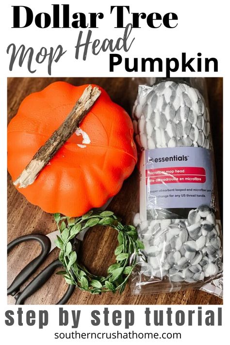 Dollar Tree Styrofoam Pumpkins, Braided Pumpkin, Styrofoam Pumpkins, Head Pumpkin, Dollar Tree Fall Decor Diy, Pumpkin Diy, Crafts Fall, Dollar Tree Pumpkins, Fall Pumpkin Crafts