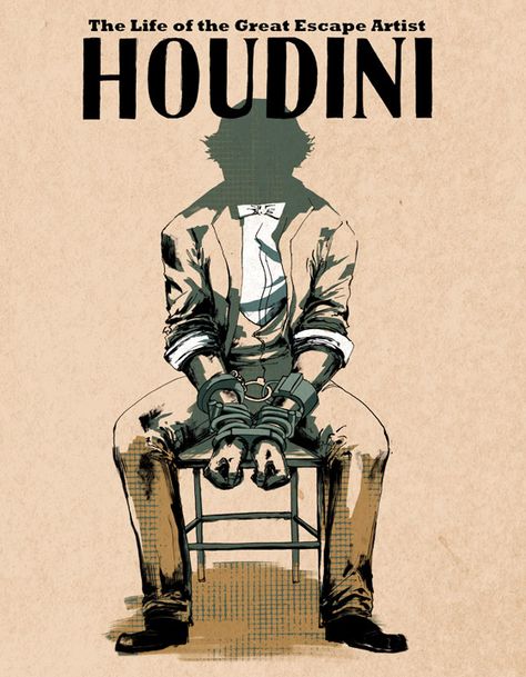 Harry Houdini Art, Magician Oc, Gcse Lock, Houdini Poster, Circus Posters, Circus Vintage, Escape Artist, The Illusionist, Harry Houdini