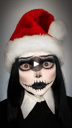 10K views · 30K reactions | Jack Skellington 🎄  Productos:  Bodypaint: @colibrix.bodypaint Tarro blanco base crema 60g. Tarro negro base agua 40g   Sombras: @beautycreations.cosmetics Elsa Palette   Peluca: @shein_mex   #jackskellington #jackskellingtoncosplay #thenightmarebeforechristmas #elextrañomundodejack #timburton #makeupartist #creativemakeup #sfxmua #facepaint #undiscovered_muas #colibrixbodypaint #artistacolibrix #gdlmakeup #makeuptutorial | Lizette Álvarez Makeup | Danny Elfman · What's This? (From “The Nightmare Before Christmas” / Soundtrack Version) Simple Jack Skellington Makeup, Jack Skellington Cosplay, Danny Elfman, Halloween 2024, Christmas Makes, The Night Before Christmas, Creative Makeup, Jack Skellington, Tim Burton