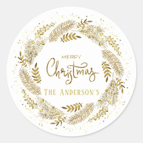 Christmas Gift Cake, Xmas Stickers, Stickers Zazzle, Xmas Sticker, Christmas Custom, Holiday Stickers, Christmas Stickers, Custom Christmas, Holiday Card