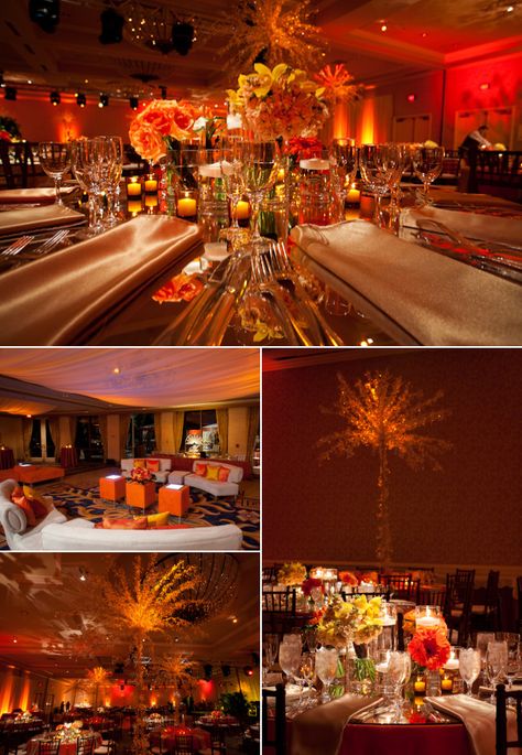 Aquarius Wedding, Orange Quinceanera, Sunset Wedding Theme, Wedding Reception Tables Centerpieces, Debut Theme, Sunset Decor, Orange Wedding Themes, Gala Themes, Gala Ideas