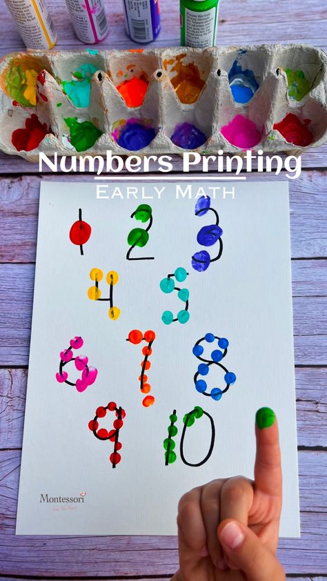 Fingerprinting Numbers Earth Math Kids Activity Matematik Prasekolah, Homeschool Preschool Activities, Math Activities For Kids, Physical Activities For Kids, Kindergarden Activities, Montessori Toddler Activities, Nursery Activities, Kindergarten Learning Activities, Baby Learning Activities