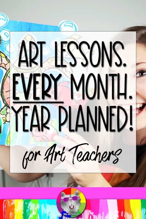 The Artastic Collective Membership offers a community, virtual Q+A’s and meet-ups, and art lessons that I’ve created. Get my fully planned art lessons (rubrics! assessment! lesson plans! tutorials!) to save you time and give you freedom, and to have fun, creative art projects to make with your students in your art classroom. The AC Membership is a monthly, affordable, pay-as-you go membership that is convenient for you with new art lessons each month! You got this art teacher! Lesson Plans For Elementary Art, Fifth Grade Art Projects Lesson Plans, Elementary Art Projects Lesson Plans, Art Teacher Curriculum, Art Curriculum Elementary Lesson Plans, Art Teacher Lesson Plans Elementary, Art Teacher Ideas Lesson Plans, Art Curriculum Planning Elementary, Art Teacher Must Haves