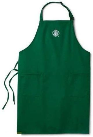 Barista Girl, Barista Outfits, Starbucks Apron, Barista Apron, Starbucks Caramel, Starbucks Store, Green Apron, Diy Apron, Starbucks Barista