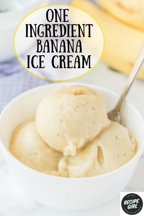 Banana Nice Cream Recipes, Banana Ice Cream Recipe, What Is Healthy Food, Nice Cream Recipe, Banana Nice Cream, Healthy Food Menu, Easy Ice Cream, Lost 100 Pounds, Healthy Food Facts