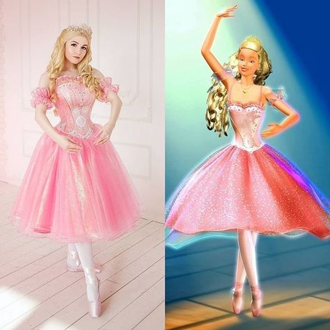 Barbie in the Nutcracker- Clara the Sugar Plum Princess cosplay Barbie Nutcracker, Comicon Cosplay, Beautiful Cosplay, Barbie Art, Barbie Costume, Princess Cosplay, Disney Cosplay, Casual Cosplay, Barbie Princess