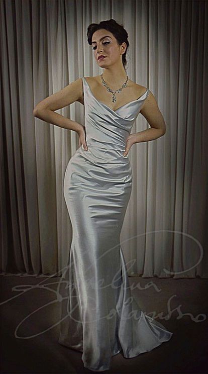 Angelina Colarusso Couture | Vintage Hollywood Glamour Wedding Dresses Vintage Hollywood Dresses, Angelina Colarusso, Old Hollywood Prom, Wedding Dresses For Older Brides, Dresses For Older Brides, Hollywood Glam Dress, Hollywood Glamour Dress, Brides Wedding Dresses, Old Hollywood Dress