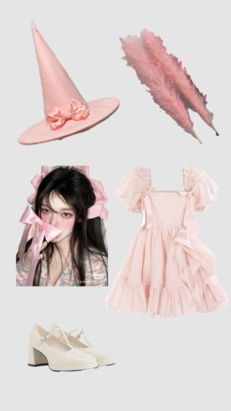 Pink witch costume inspo🧙🏻‍♀️🩷 Pink Witch Costume, Pink Witch Aesthetic, Witch Aesthetic Fashion, Pink Witch, Ren Faire Costume, Ren Fest, Costume Inspo, Halloween Inspo, Witch Costume