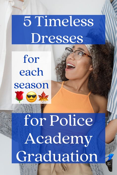 What to wear to police academy graduation? I’ve got you covered with 5 police wife, police girlfriend or police spouse recommendations based on the weather, season, and your personal style. Congratulations to you and your spouse on completing the police academy! What is the police academy graduation dress code? The officer should be in his dress uniform, but his police wife, police girlfriend, or police spouse can wear whatever she wants! Police Graduation Outfit, Police Academy Graduation Outfit, Police Officer Or Theifdress To Impress, Police Dress To Impress, Marrying A Police Officer, Police Girlfriend, Graduation Ceremony Outfit, Police Graduation, Police Academy Graduation