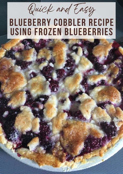 Blueberry Cobbler with Crispy and Fluffy Topping Chez Pansies Blueberry Cobbler, Blueberry Recipes Frozen Blueberries, Ree Drummond Blueberry Cobbler, Frozen Blueberries Dessert, Blueberry Desserts With Frozen Blueberries, Blueberry Cobbler With Frozen Blueberries, Blueberry Cobbler Frozen Blueberries, Blueberry Cobbler For One, Blueberry Crisp Recipe With Frozen Blueberries