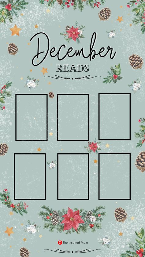 Monthly Reading Tracker, December Reading, January Books, Tracking Reading, Book Review Template, Month Of December, Book Reading Journal, Book Tracker, Reading Club